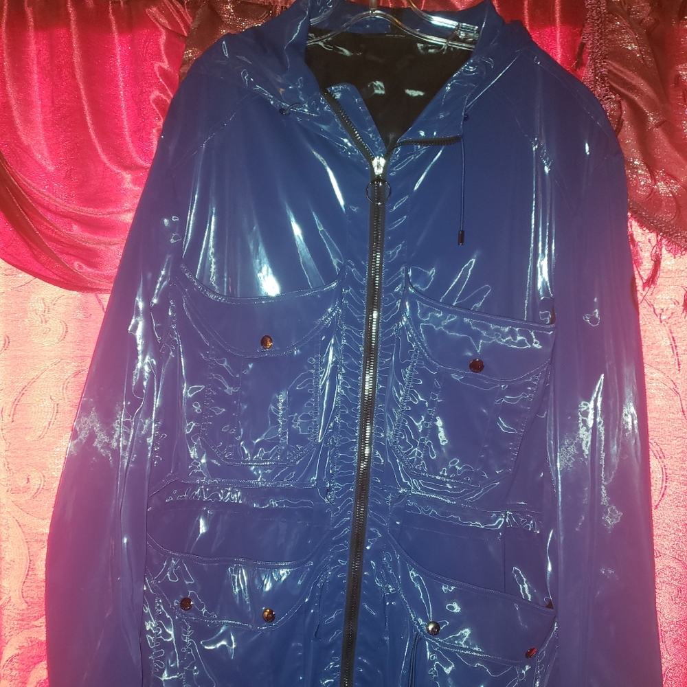 Men's Gucci Jacket Rain Trench Coat 100% Ahutentic Sz, 54 US, XL